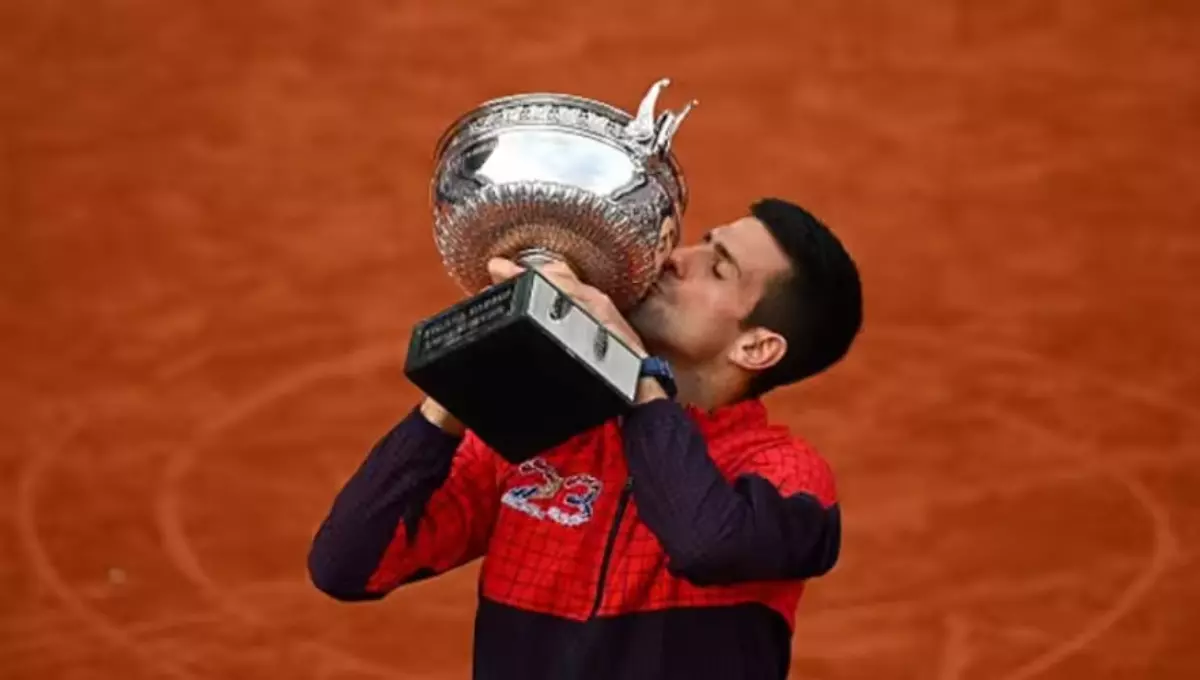 Djokovic won his record 23rd Grand Slam title with the French Open.