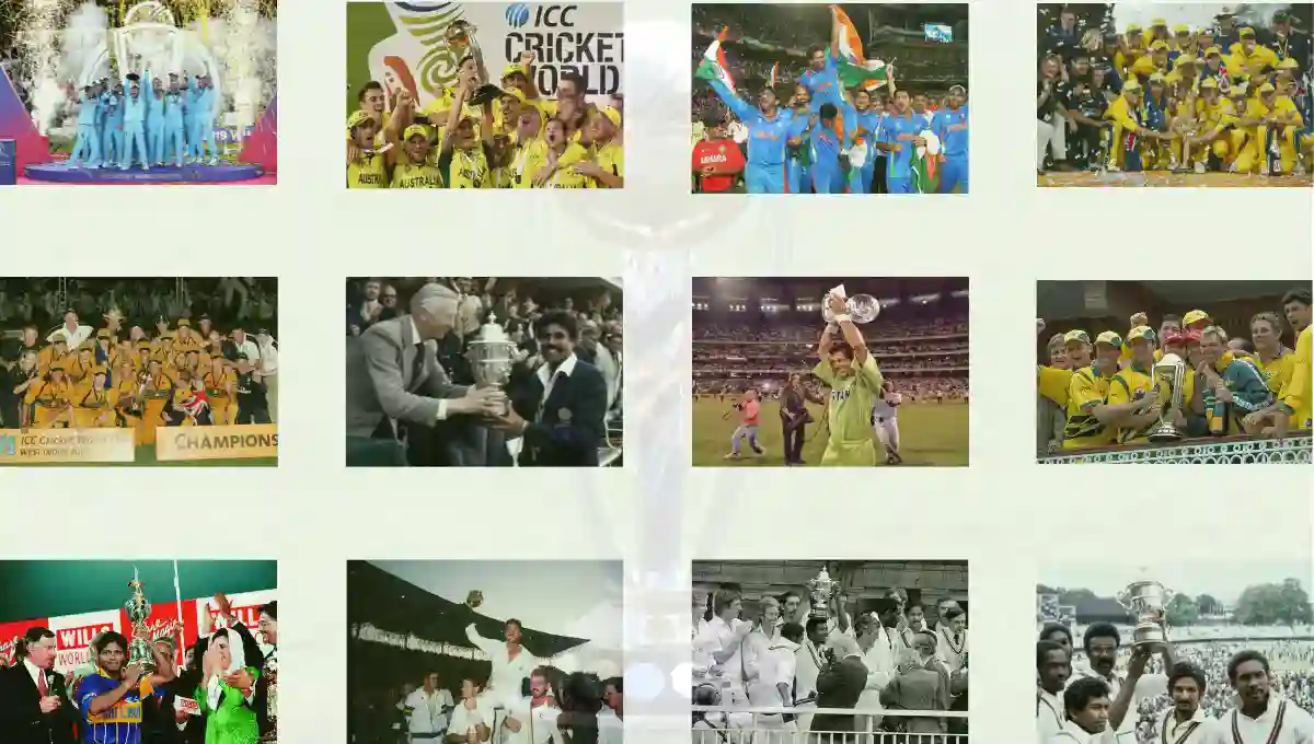 ICC Cricket World Cup winning teams