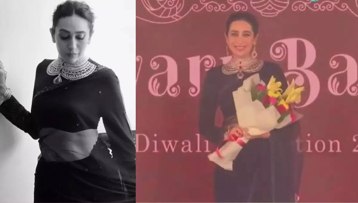 Karisma Kapoor walks the ramp for Reliance Jewels