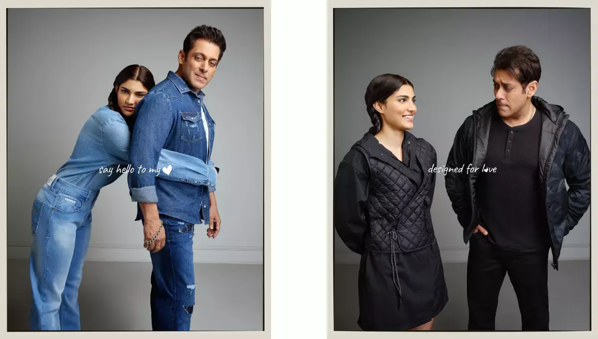 candid images of Salman Khan and his niece Alizeh Agnihotri