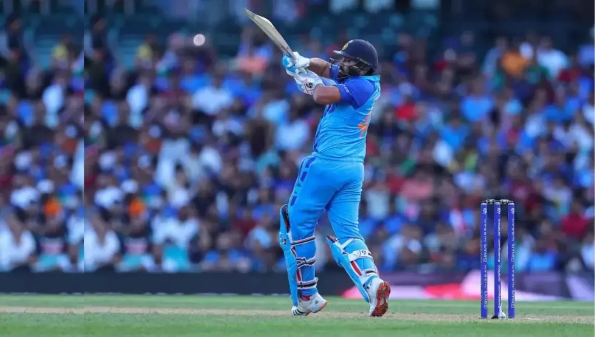 Rohit Sharma record century led to victory by eight wickets