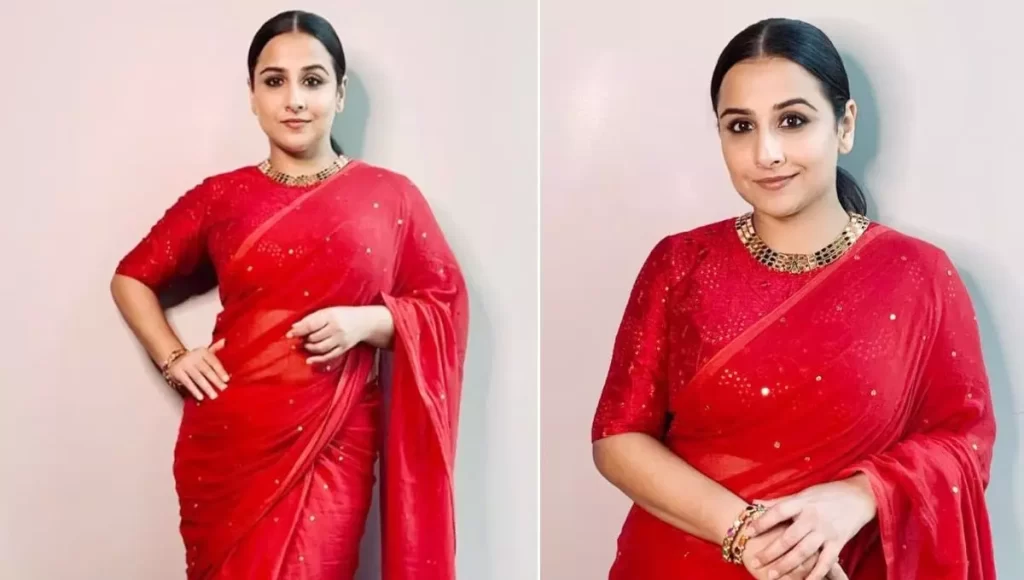 Vidya Balan: The color for this day is Red