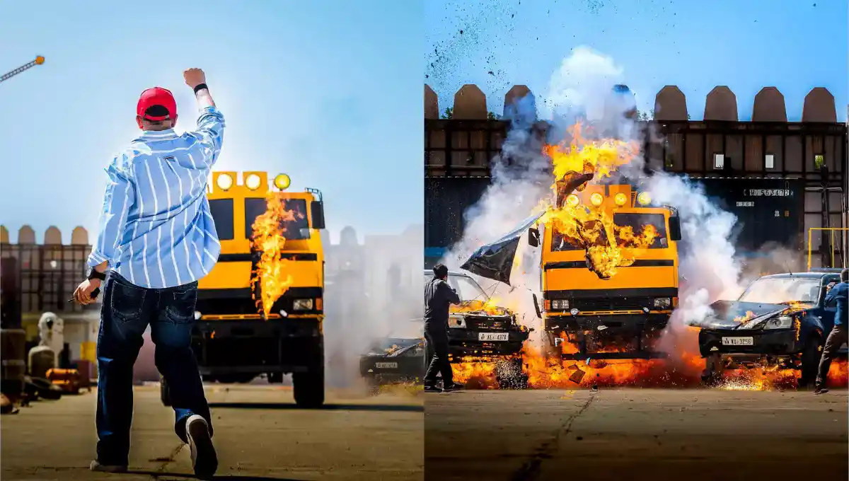 Rohit Shetty blew up a bus at the beginning of the shooting of Ajay Devgan starrer Singham Again