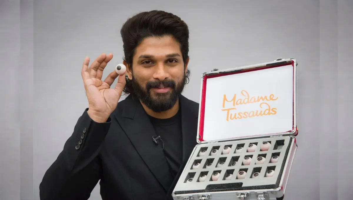 Allu Arjun wax statue