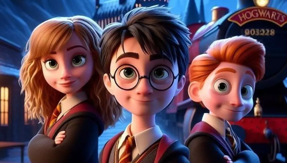 Harry Potter movies get charming Pixar-style poster in new AI art
