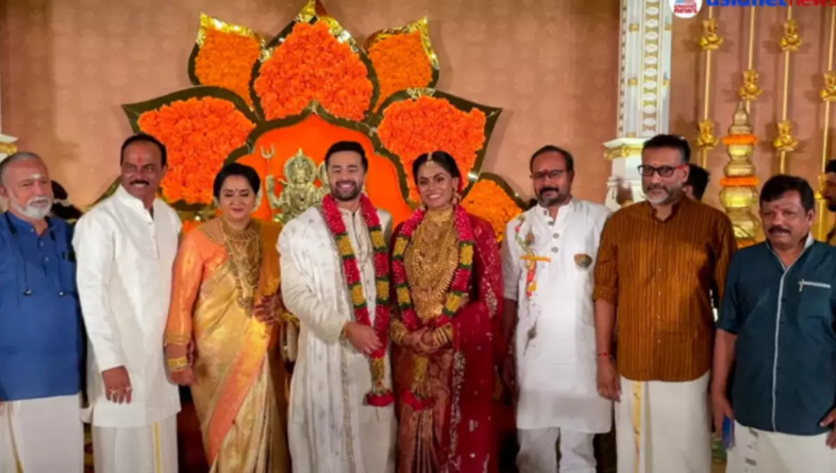 Actress Karthika Nair gets married, groom Rohit Menon